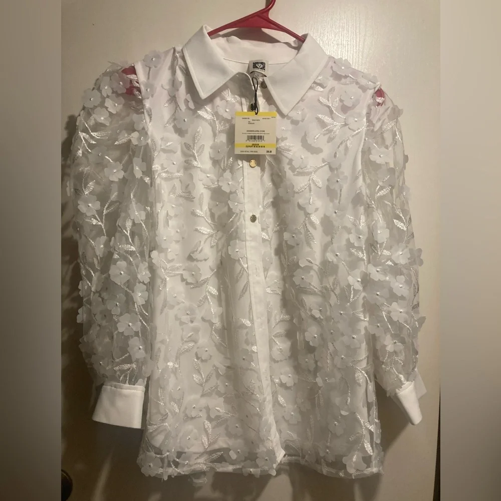 Anne Klein Blouse - Picture 2 of 12